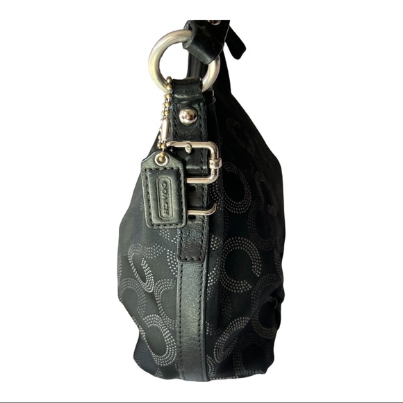 COACH Black Logo Shoulder Bag - Picture 9 of 12